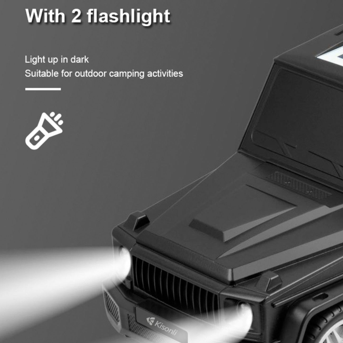Kisonli B2 10w Solor Charging Fm Modern Car Wireless Portable Bluetoot
