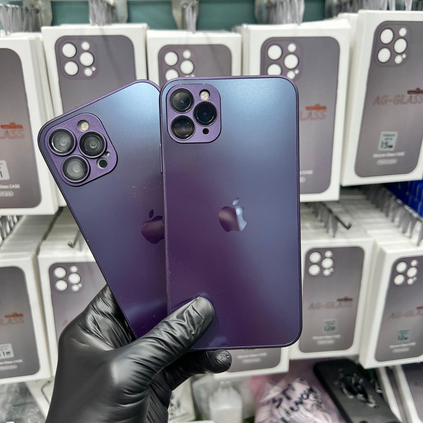 DEEP PURPLE AG MATTE GLASS CASE
