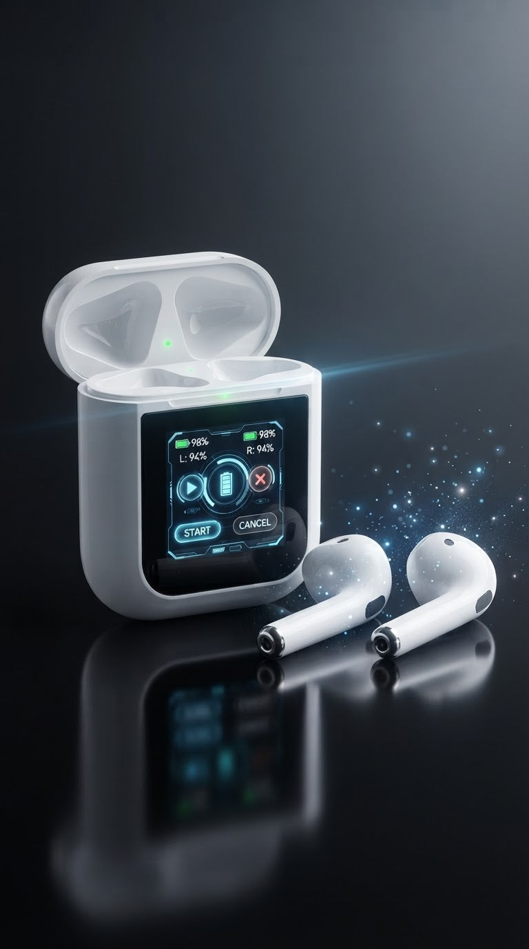 A14 Pro Anc Bt 5.4v Jerry Chipset Wireless Touch Display Airpods White